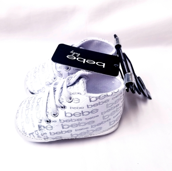 NWT, Bebe Baby Girl's Sneakers - Picture 4 of 7